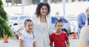 Evento de "Traje" en la toma de Irma Hernández en San Miguelito
