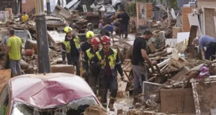 España Refuerza Operativo de Emergencia con 10,000 Agentes en Áreas Inundadas