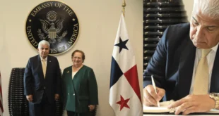 Presidente Mulino firma libro de condolencias por el fallecimiento de Jimmy Carter