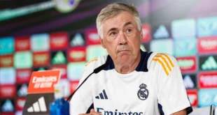 Ancelotti responde a Tebas: "Habla demasiado del Real Madrid"