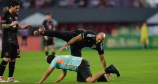 Blooper del Guardaespaldas de Messi: Un Momento Viral en el Partido del Inter Miami