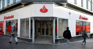 Banco Santander cerrará más del 20% de sus sucursales en Reino Unido afectando a 750 empleos