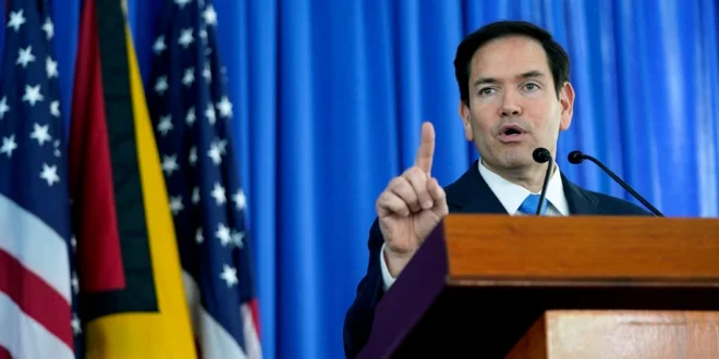 Marco Rubio Advierte a Venezuela: Un Ataque a Guyana "No Terminaría Bien"