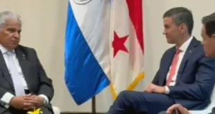 Panamá apoyará candidatura paraguaya a la OEA tras reunión Mulino-Peña en Uruguay