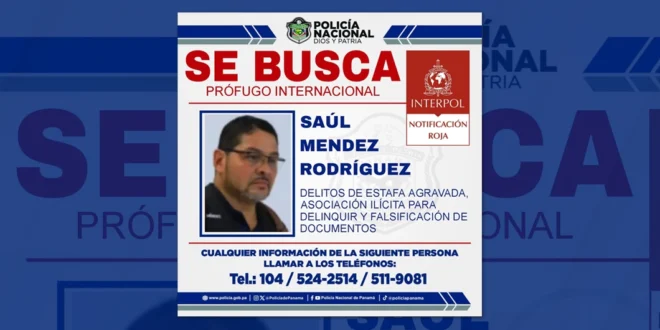 Interpol activa Alerta Roja contra Saúl Méndez, exlíder sindical panameño que se encuentra en Venezuela
