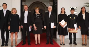 Presidente Mulino recibe cartas credenciales de siete nuevos embajadores en Palacio de Las Garzas
