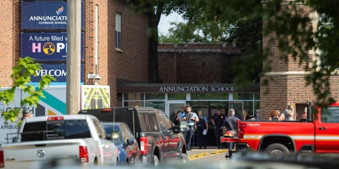 Tiroteo en escuela católica de Minneapolis deja múltiples víctimas: Dos niños muertos y varios heridos