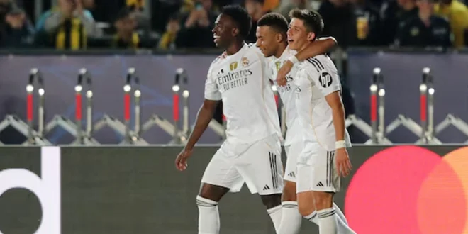 Real Madrid arrasa 5-0 al Kairat Almaty con hat-trick de Mbappé