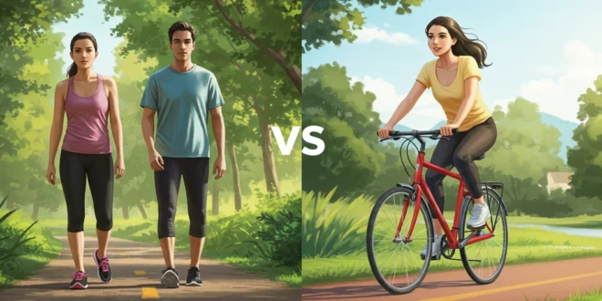 Caminar vs. Andar en Bicicleta: ¿Cuál es la Mejor Opción para Perder Peso y Ganar Fuerza?