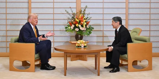 Donald Trump Recibido por el Emperador Naruhito en Tokio