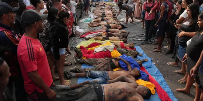 Río de Janeiro bajo shock: Operación policial deja un saldo de 132 muertos y desata controversia sobre violencia estatal