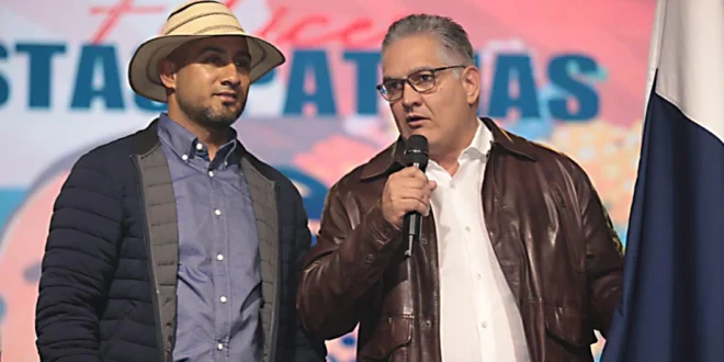 Ministro Orillac abanderado en Boquete