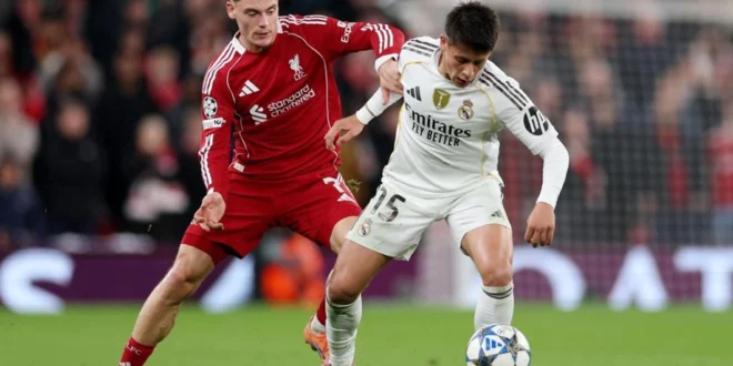 Champions League al Rojo Vivo: Bayern Múnich y Arsenal Lideran, Real Madrid Cae ante Liverpool