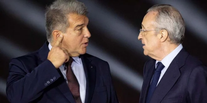 Laporta Responde con Firmeza a Florentino Pérez y Denuncia la 'Barcelonitis' del Real Madrid