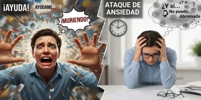Ataque de pánico vs. ataque de ansiedad: diferencias clave y cómo gestionarlos