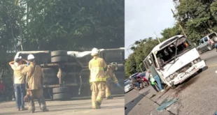 Colisión de Dos Buses Cerca del Puente de Las Américas Deja 29 Heridos