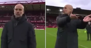 Pep Guardiola: Entre el liderato de la Premier, el control de peso y un tenso cruce con un camarógrafo