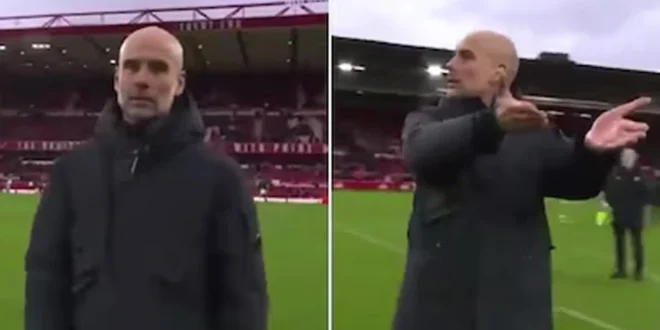 Pep Guardiola: Entre el liderato de la Premier, el control de peso y un tenso cruce con un camarógrafo