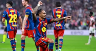 El Barça vuela a la final: 'Manita' histórica al Athletic en la Supercopa