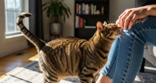 Mucho más que caricias: La ciencia revela por qué tu gato se frota contra ti