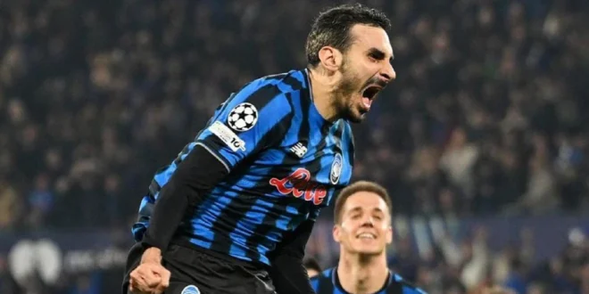 Zappacosta celebra su gol ante el Dortmund