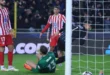 Empate 3-3 entre el Atlético de Madrid y el Brujas en la Champions League