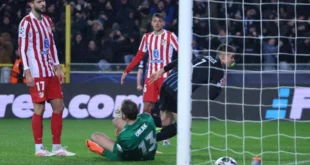 Empate 3-3 entre el Atlético de Madrid y el Brujas en la Champions League
