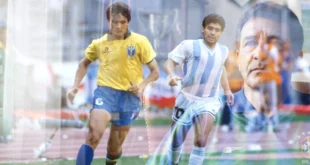 Branco, exjugador de la selección de Brasil, recordando el partido contra Argentina en el Mundial de Italia 1990.