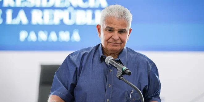 Presidente Mulino hablando sobre la educación y escuelas en Panamá