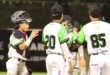 Jugadores de Panamá Oeste celebrando la victoria en el Estadio Mariano Rivera durante el Béisbol Juvenil 2026