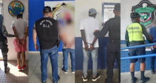 Diferentes detenciones durante el despliegue del Plan Firmeza por parte de la Policía Nacional de Panamá
