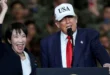 Donald Trump junto a la primera ministra de Japón, Sanae Takaichi