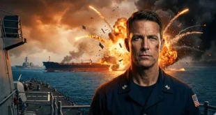 Buques petroleros escoltados por la Marina de Estados Unidos en el Golfo Pérsico