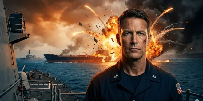 Buques petroleros escoltados por la Marina de Estados Unidos en el Golfo Pérsico