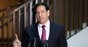 Marco Rubio discutiendo política exterior sobre Medio Oriente