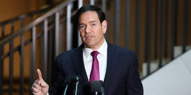 Marco Rubio discutiendo política exterior sobre Medio Oriente