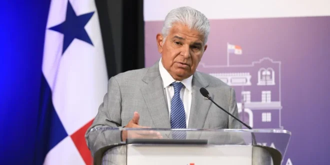 Presidente José Raúl Mulino hablando sobre inclusión y derechos humanos en Panamá