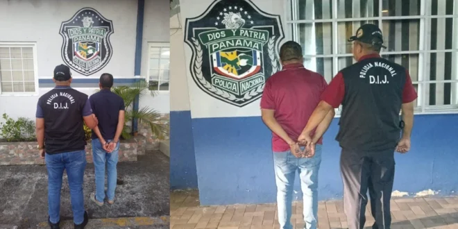 Agentes de la Policía Nacional en operativo de captura en Capira