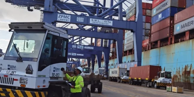 Operaciones logísticas de Serviestiba en el sistema portuario de Panamá