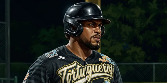 Jugador de béisbol en el diamante durante el Campeonato Nacional de Béisbol Mayor 2026