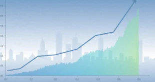 Gráfico financiero mostrando la tendencia alcista del índice STOXX 600 en las bolsas europeas
