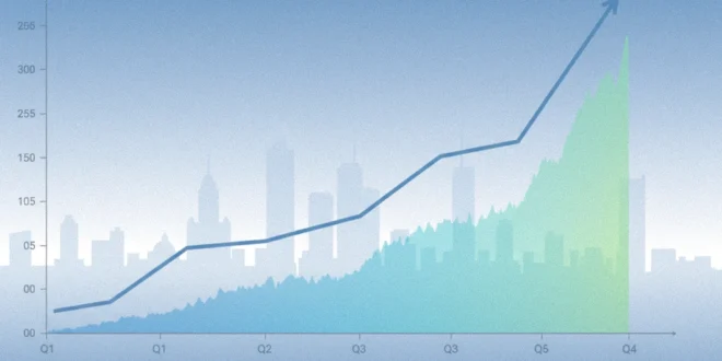 Gráfico financiero mostrando la tendencia alcista del índice STOXX 600 en las bolsas europeas