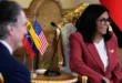 Reunión diplomática entre Delcy Rodríguez y representantes de Estados Unidos en el Palacio de Miraflores