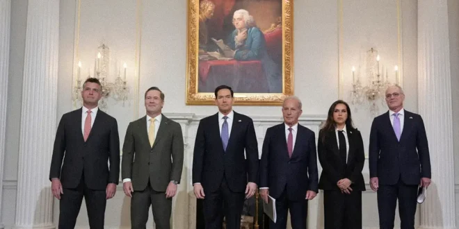 Representantes diplomáticos reunidos en Washington para conversaciones de paz