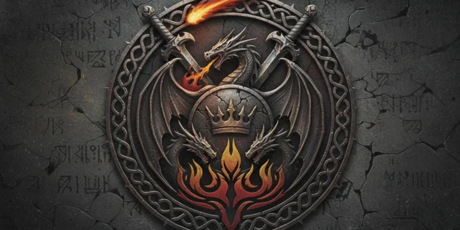 Logo de la franquicia Juegos de Tronos con el título Aegon’s Conquest