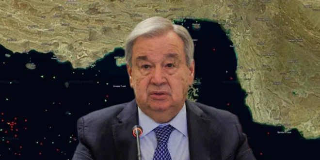 Secretario general de la ONU, celebró el anuncio de Irán sobre la reapertura del estrecho de Ormuz