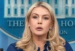 Karoline Leavitt, portavoz de la Casa Blanca