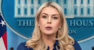 Karoline Leavitt, portavoz de la Casa Blanca