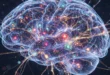 Representación visual de conexiones neuronales y el almacenamiento de memoria en el cerebro humano