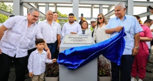 Presidente José Raúl Mulino durante la inauguración del Anillo Hidráulico Norte en Panamá
